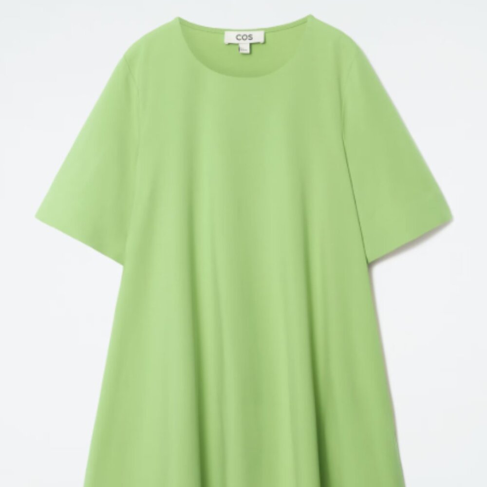 NWT COS Flared Mini T-Shirt Dress